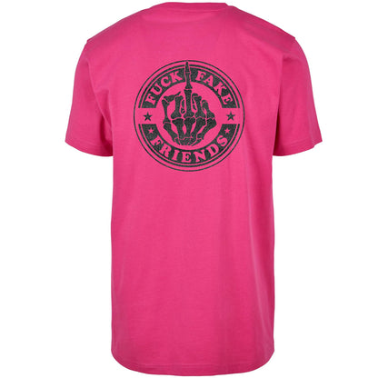 T-Shirt -  Fuck Fake Friends - Druck Schwarz -  verschiedene Farben zur Auswahl