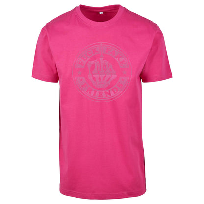 T-Shirt - Fuck Fake Friends - Druck Neon Rosa -  verschiedene Farben zur Auswahl