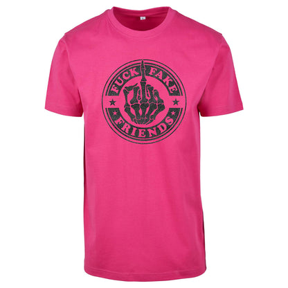 T-Shirt -  Fuck Fake Friends - Druck Schwarz -  verschiedene Farben zur Auswahl