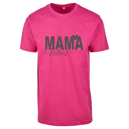 T-Shirt -  Mama Vibes - Druck Multicolor -  verschiedene Farben zur Auswahl