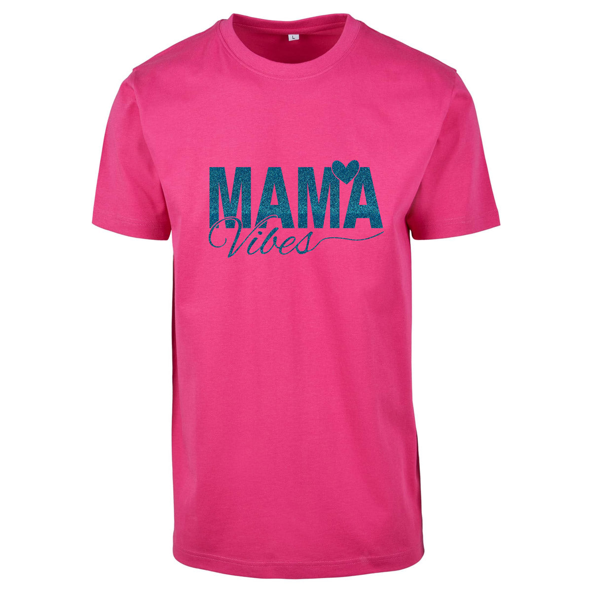 T-Shirt -  Mama Vibes - Druck Blau -  verschiedene Farben zur Auswahl