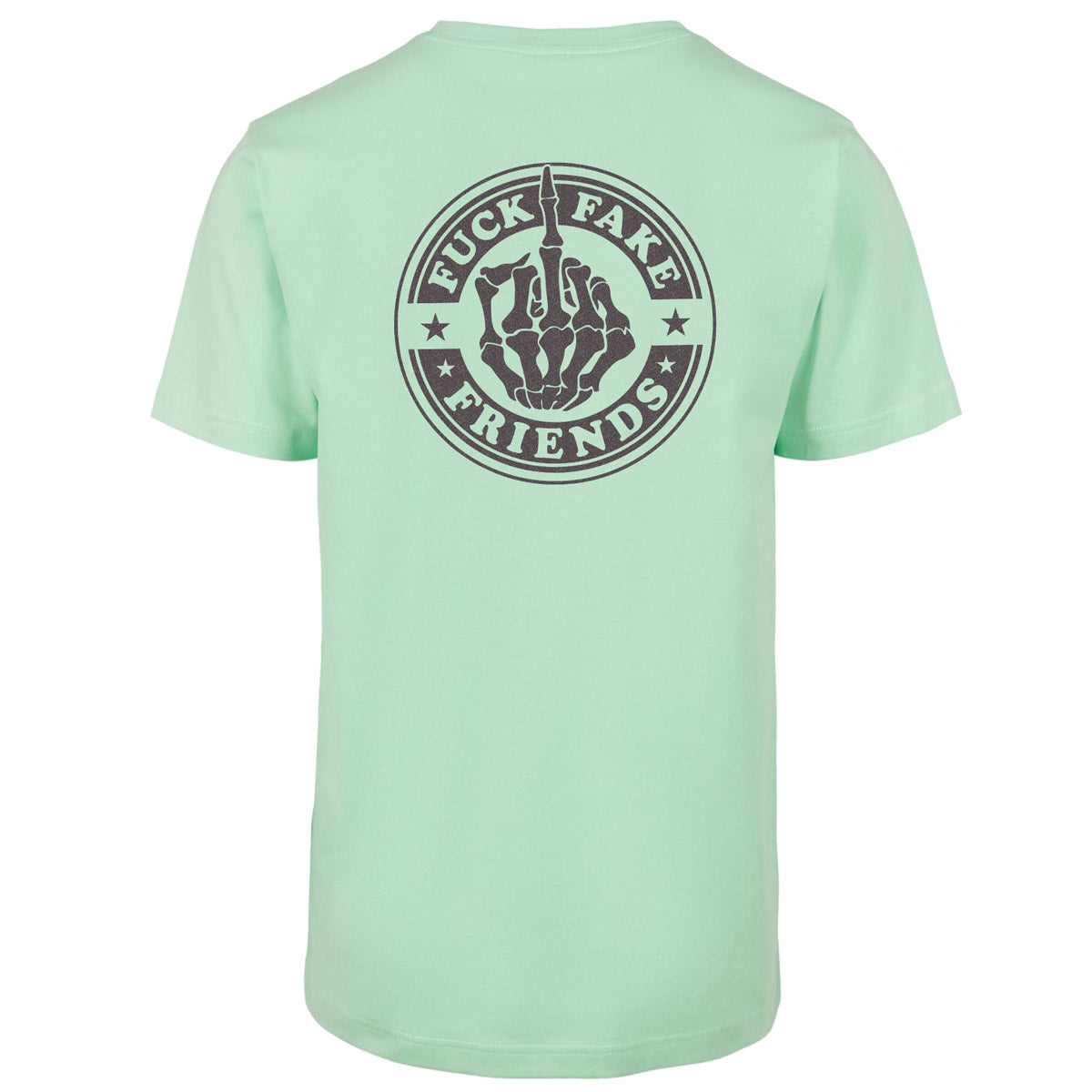 T-Shirt -  Fuck Fake Friends - Druck Multicolor -  verschiedene Farben zur Auswahl