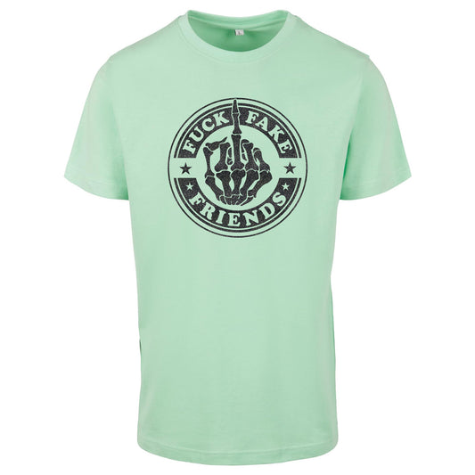 T-Shirt -  Fuck Fake Friends - Druck Schwarz -  verschiedene Farben zur Auswahl