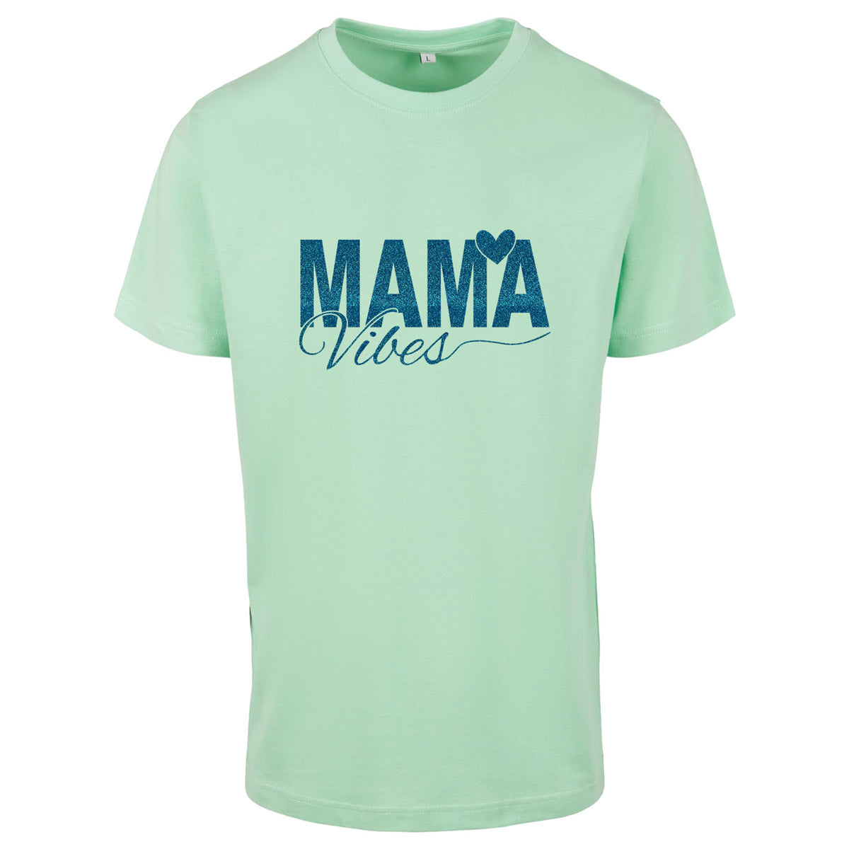 T-Shirt -  Mama Vibes - Druck Blau -  verschiedene Farben zur Auswahl