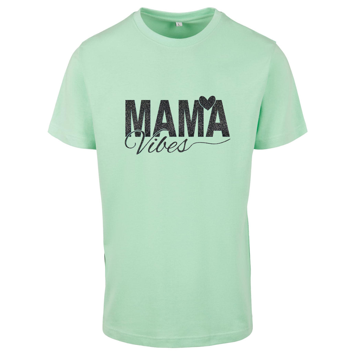 T-Shirt -  Mama Vibes - Druck Schwarz -  verschiedene Farben zur Auswahl