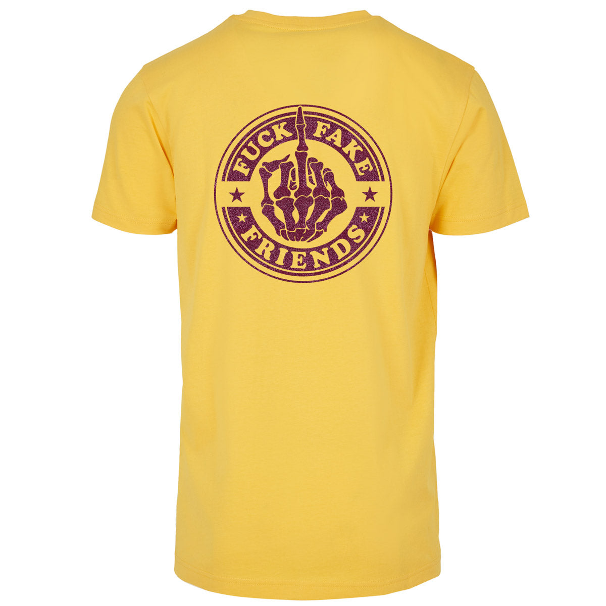 T-Shirt - Fuck Fake Friends - Druck Pink -  verschiedene Farben zur Auswahl
