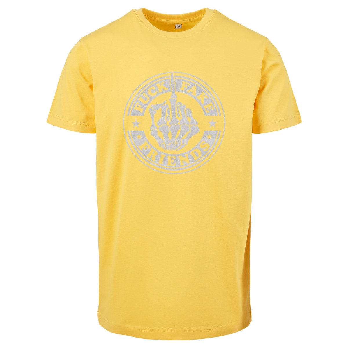 T-Shirt -  Fuck Fake Friends - Druck Weiß Rainbow -  verschiedene Farben zur Auswahl