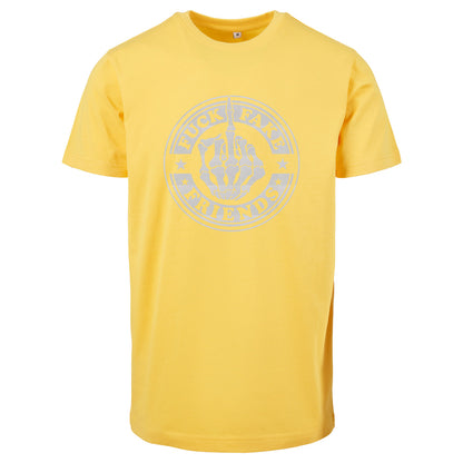 T-Shirt -  Fuck Fake Friends - Druck Weiß Rainbow -  verschiedene Farben zur Auswahl