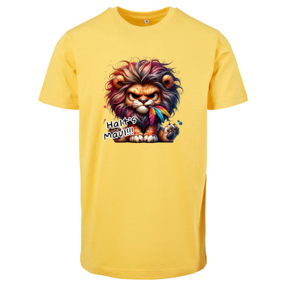 T-Shirt Shirt -  Löwe Halt´s Maul Druck - verschiedene Farben zur Auswahl