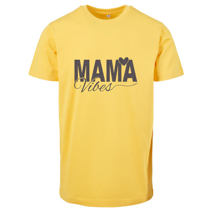 T-Shirt -  Mama Vibes - Druck Multicolor -  verschiedene Farben zur Auswahl