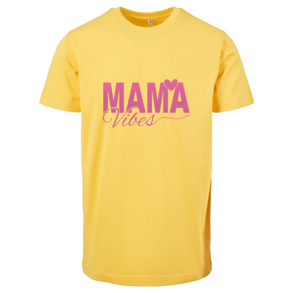 T-Shirt -  Mama Vibes - Druck Neon Rosa -  verschiedene Farben zur Auswahl