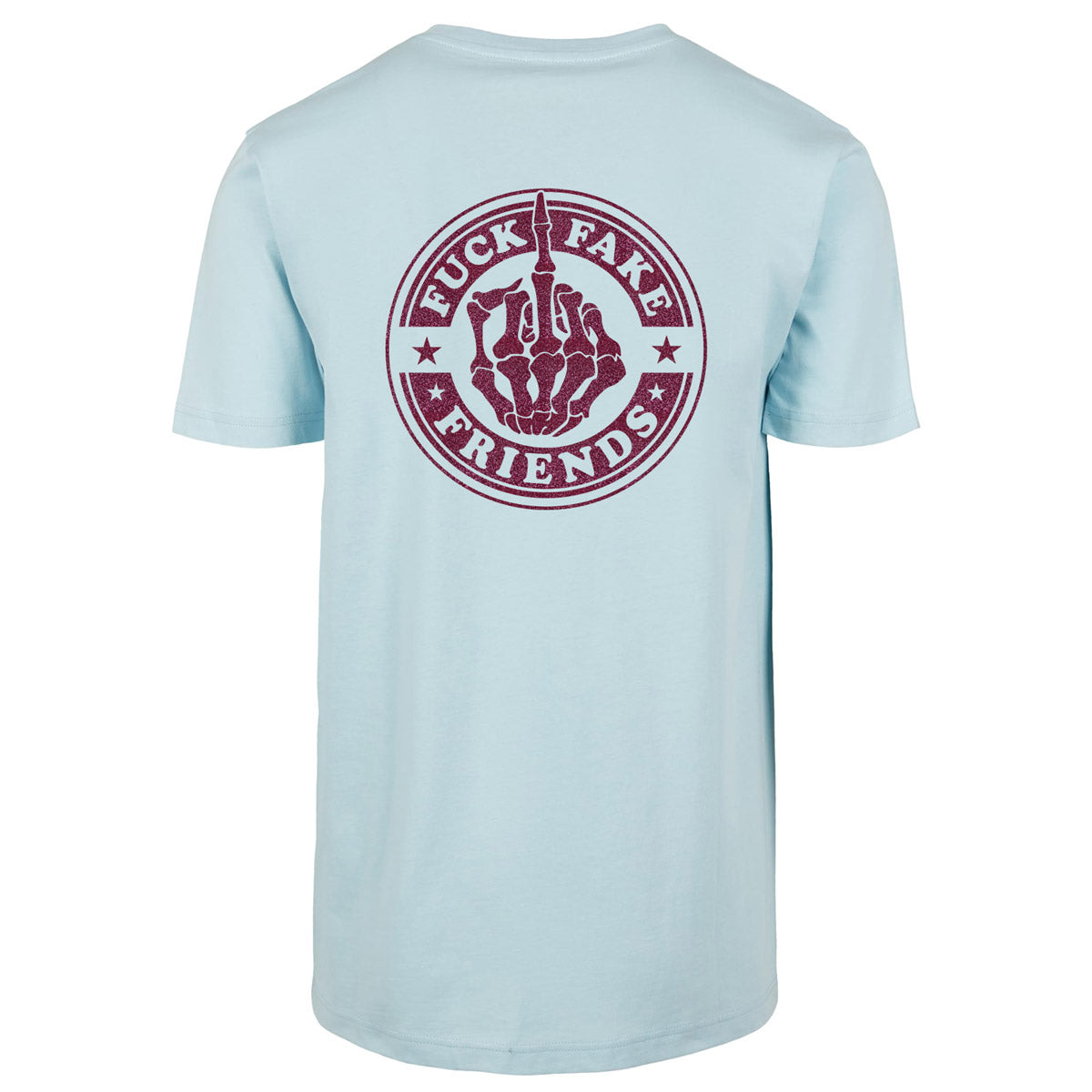 T-Shirt - Fuck Fake Friends - Druck Pink -  verschiedene Farben zur Auswahl