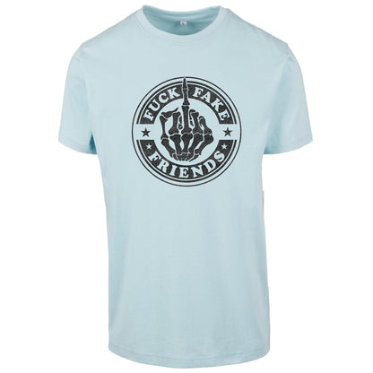 T-Shirt -  Fuck Fake Friends - Druck Schwarz -  verschiedene Farben zur Auswahl