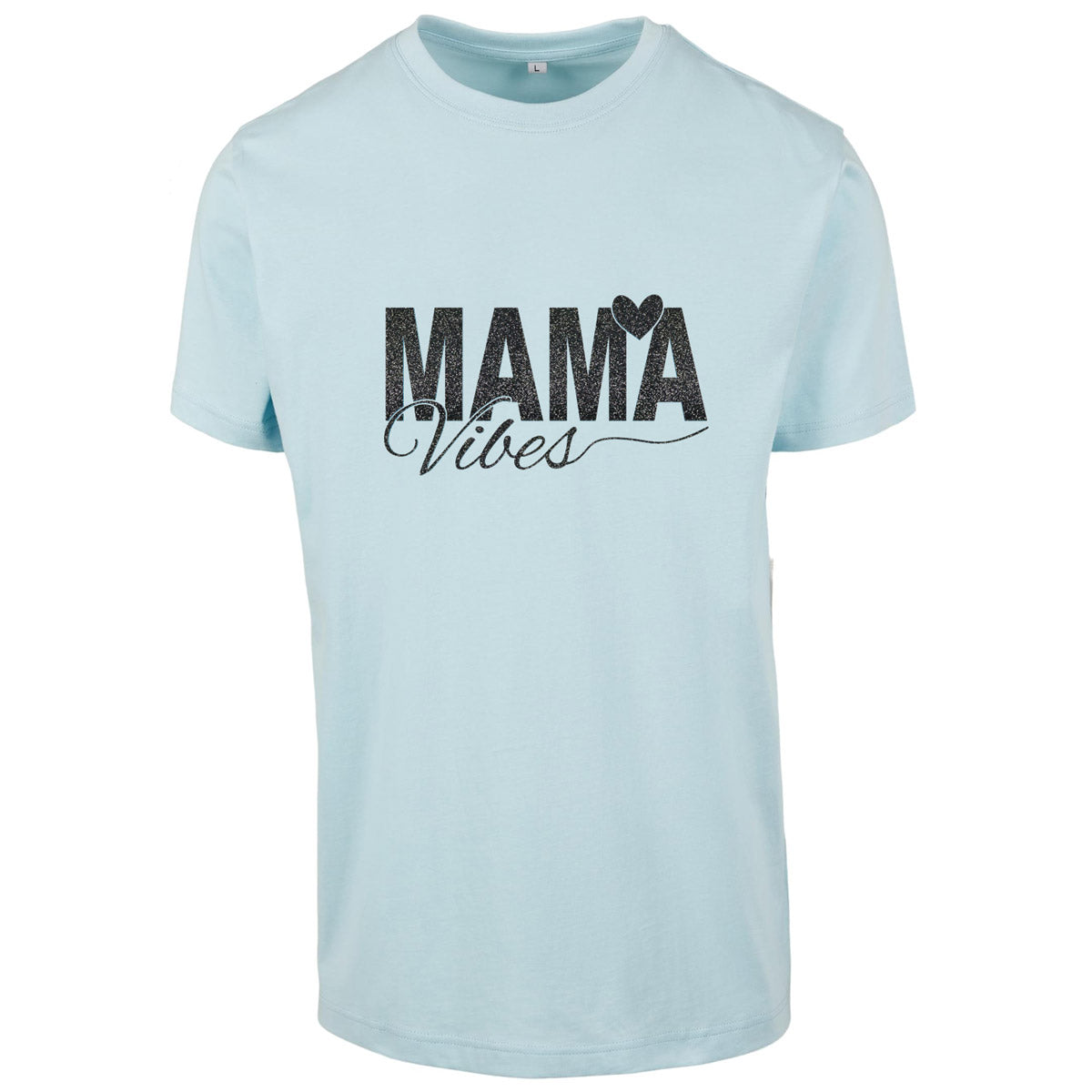 T-Shirt -  Mama Vibes - Druck Schwarz -  verschiedene Farben zur Auswahl