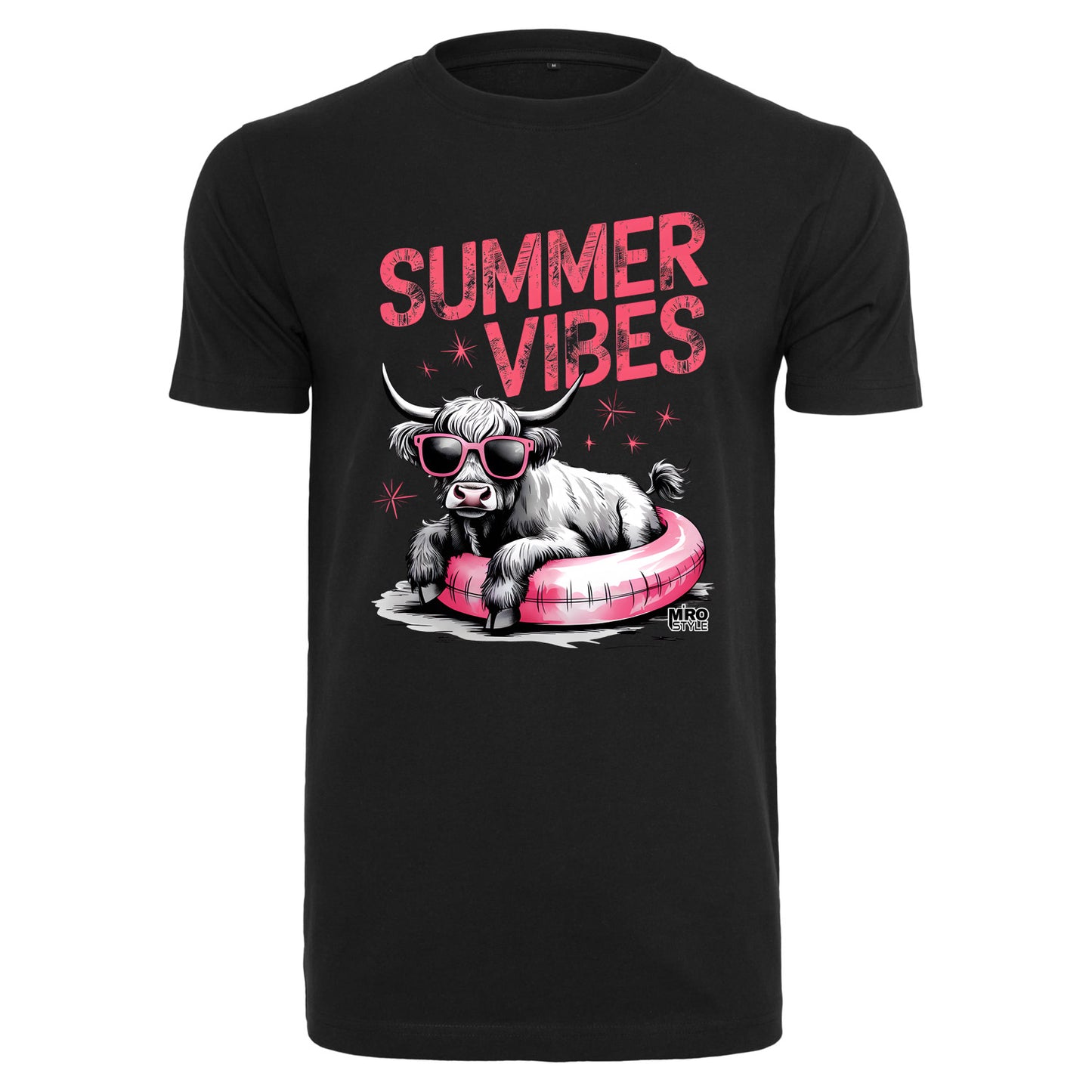 T-Shirt Shirt - Summer Vibes Cow