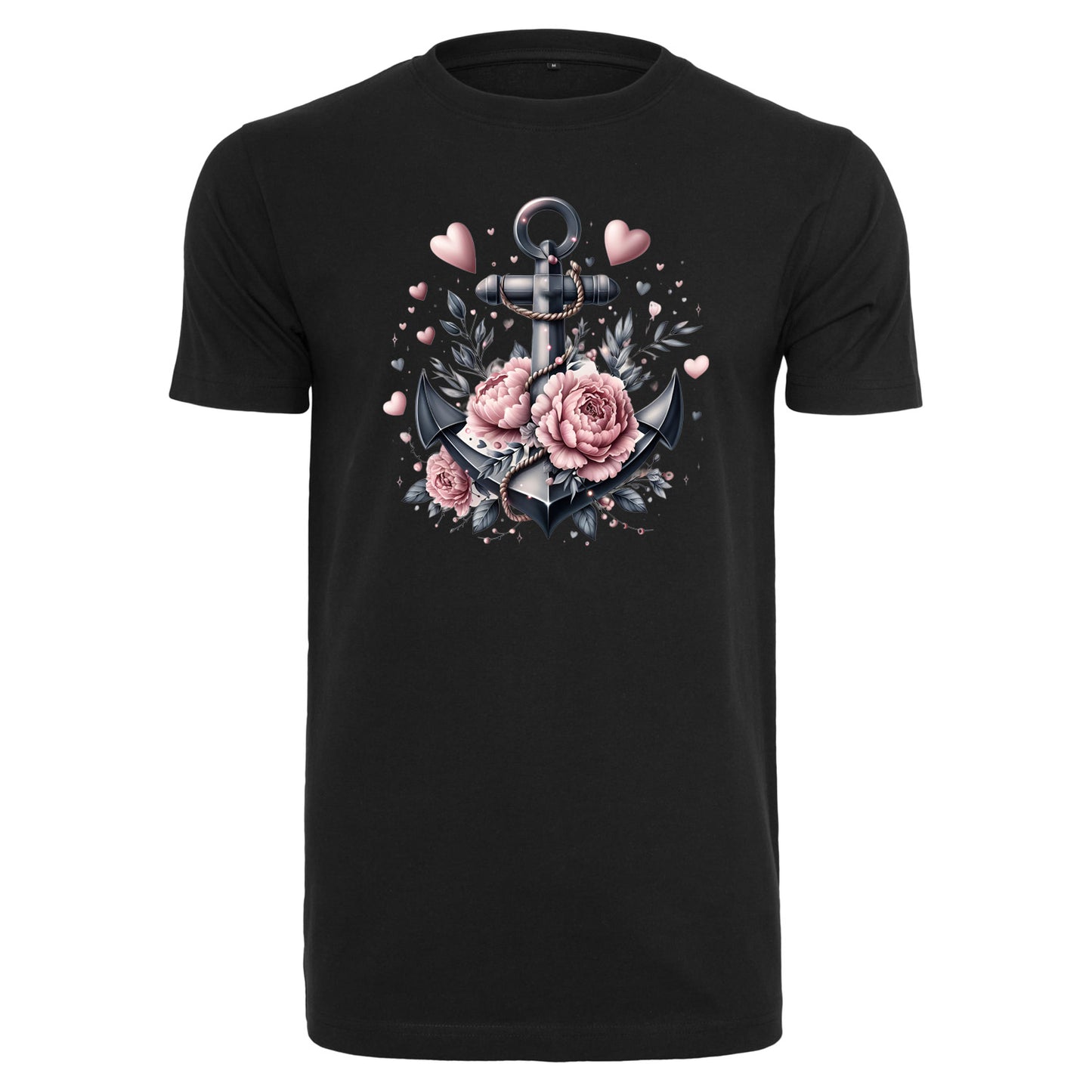 T-Shirt Shirt - Anker Schwarz