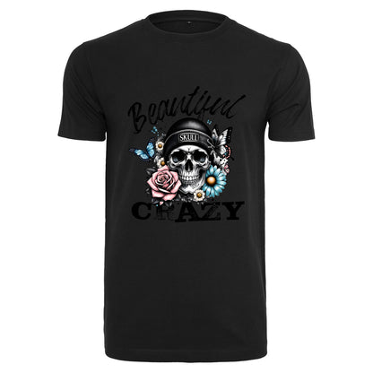 T-Shirt Shirt - Beautiful Crazy Skull