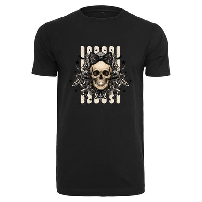T-Shirt Shirt - Black Ribbon Skull