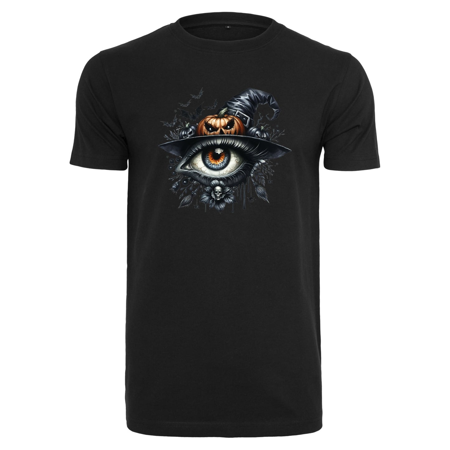 T-Shirt Shirt - Halloween Auge Kürbis Hut
