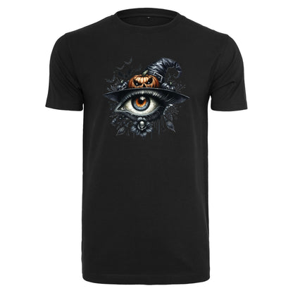 T-Shirt Shirt - Halloween Auge Kürbis Hut