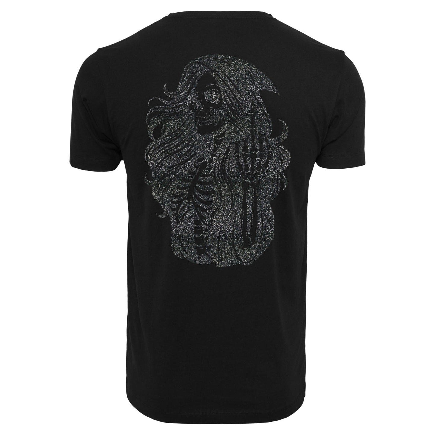 T-Shirt Shirt - Skull Woman Mittelfinger
