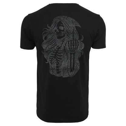 T-Shirt Shirt - Skull Woman Mittelfinger