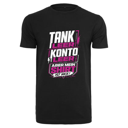 Tank Leer Konto Leer T-Shirt – Weißes Statement Shirt mit Frontprint