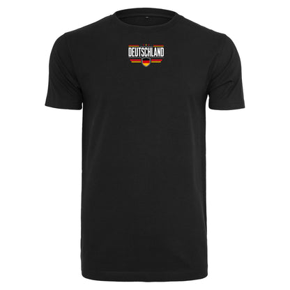 Deutschland T-Shirt Unisex – Fußball Fan-Shirt mit Front- und Backprint