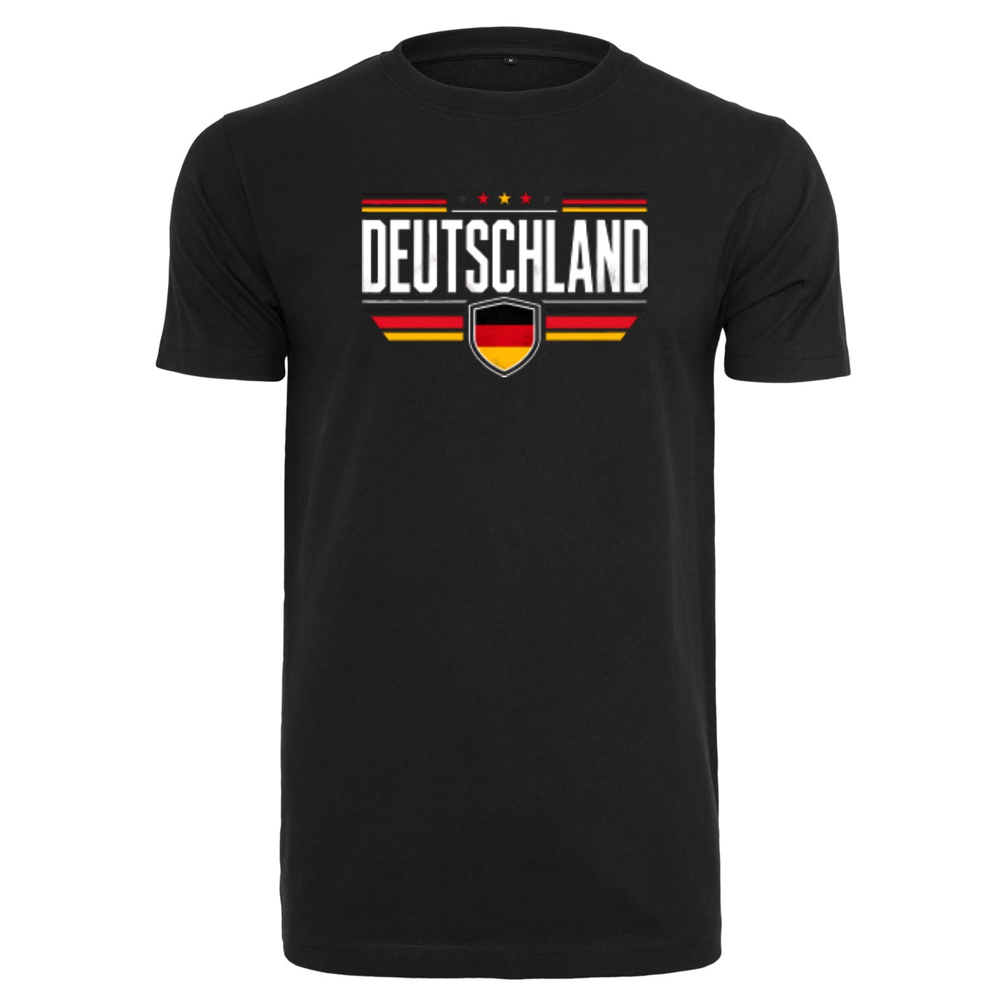 Deutschland T-Shirt Unisex – Fan-Shirt mit Frontprint und Deutschlandfarben