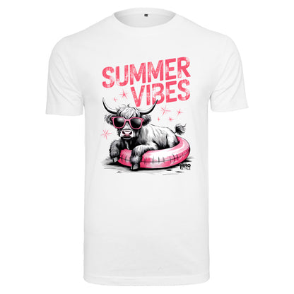 T-Shirt Shirt - Summer Vibes Cow