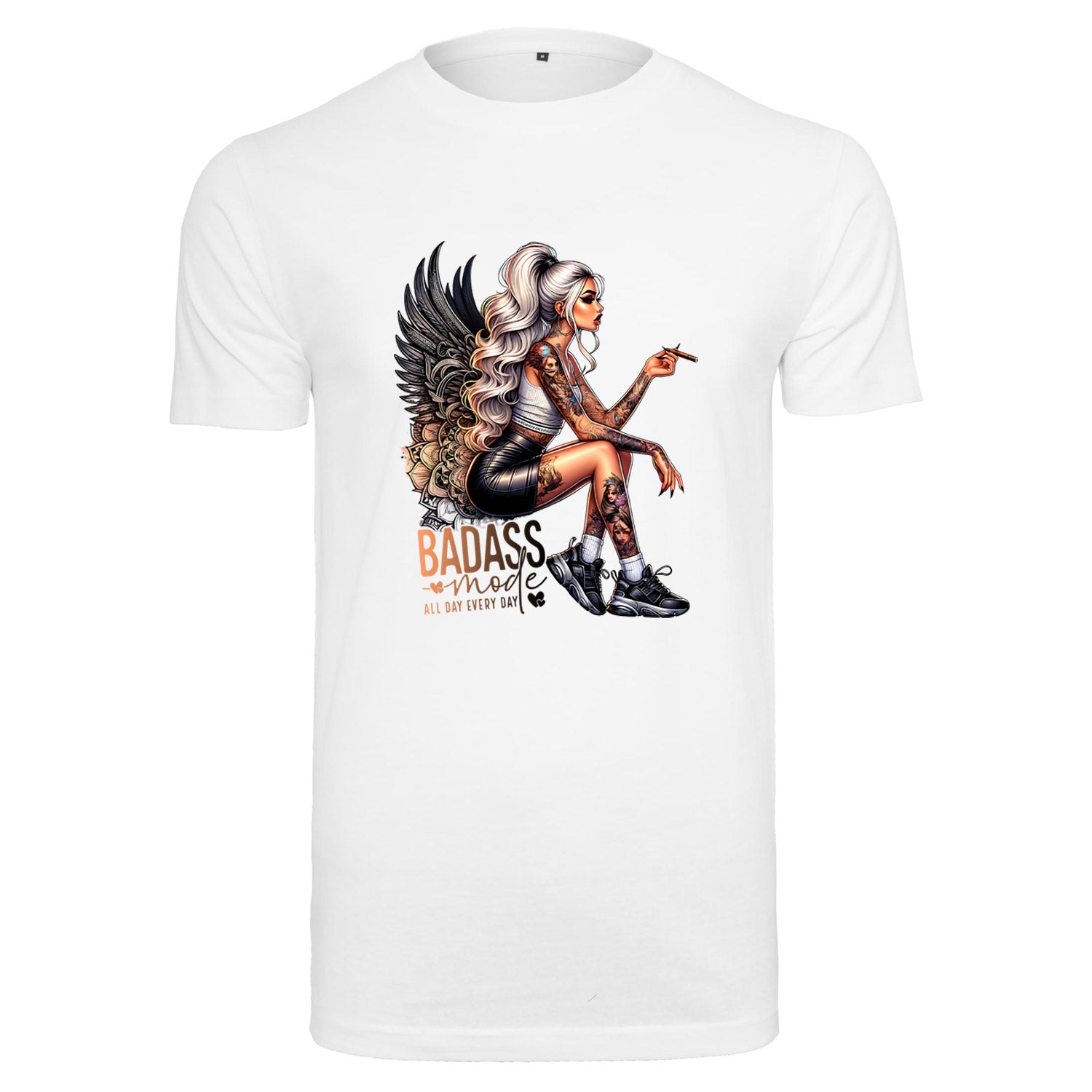 badass mode woman t shirt damen
schwarzes shirt mit badass woman motiv
damen shirt mit edgy fashion print
statement shirt mit tätowierter frau
urbanes damen t shirt mit starkem motiv
baumwollshirt mit badass design
streetstyle shirt mit woman print
modernes fashion shirt damen schwarz
