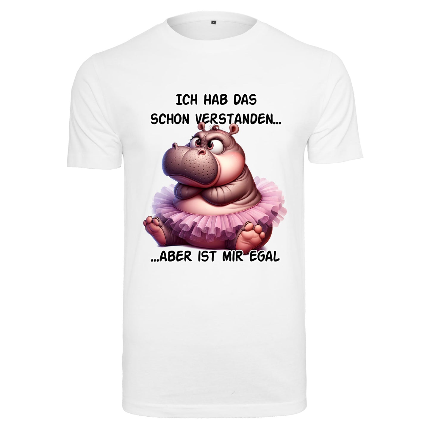T-Shirt Shirt - Ich hab das schon verstanden... Nilpferd