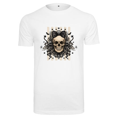T-Shirt Shirt - Black Ribbon Skull