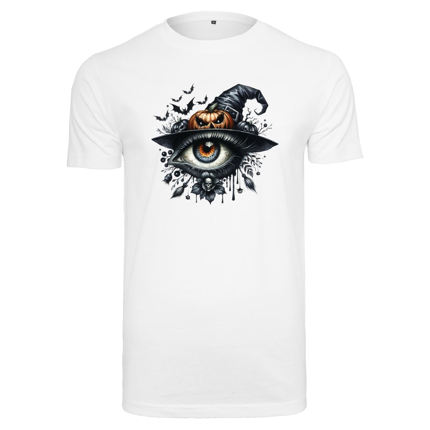 T-Shirt Shirt - Halloween Auge Kürbis Hut