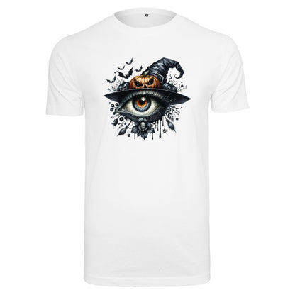 T-Shirt Shirt - Halloween Auge Kürbis Hut