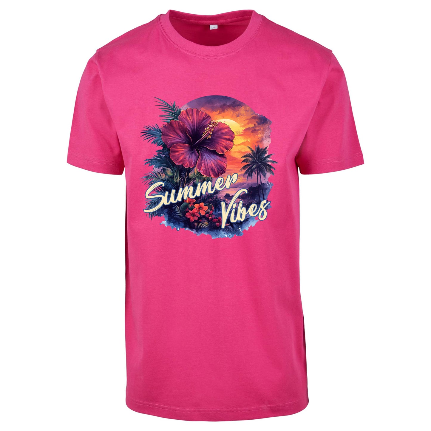 T-Shirt Shirt - Hibiskus Summer Vibes