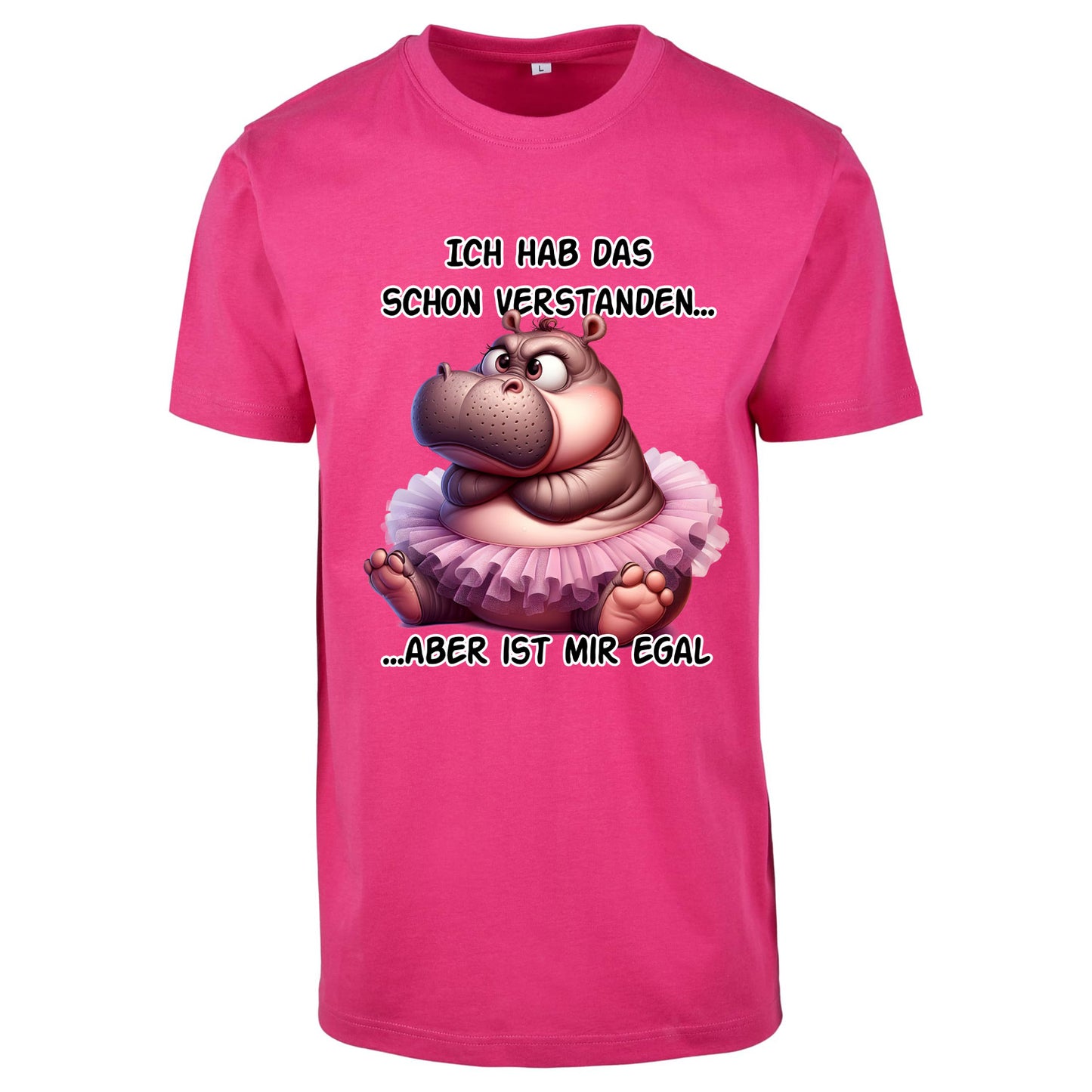 T-Shirt Shirt - Ich hab das schon verstanden... Nilpferd