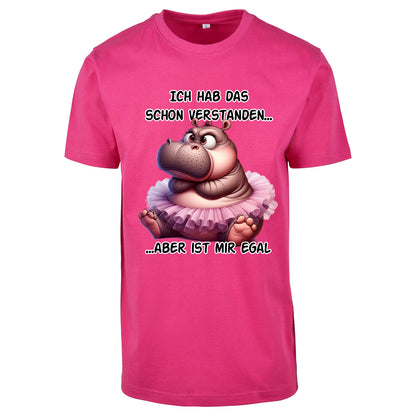 T-Shirt Shirt - Ich hab das schon verstanden... Nilpferd