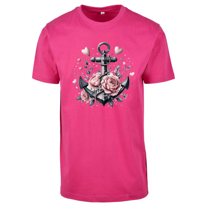 T-Shirt Shirt - Anker Schwarz