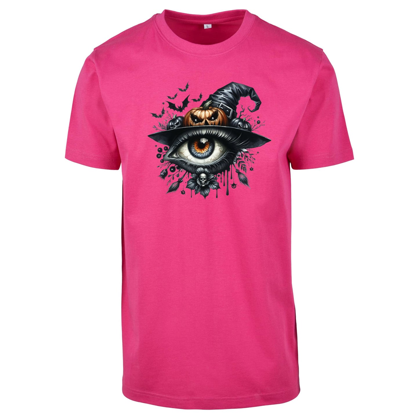 T-Shirt Shirt - Halloween Auge Kürbis Hut
