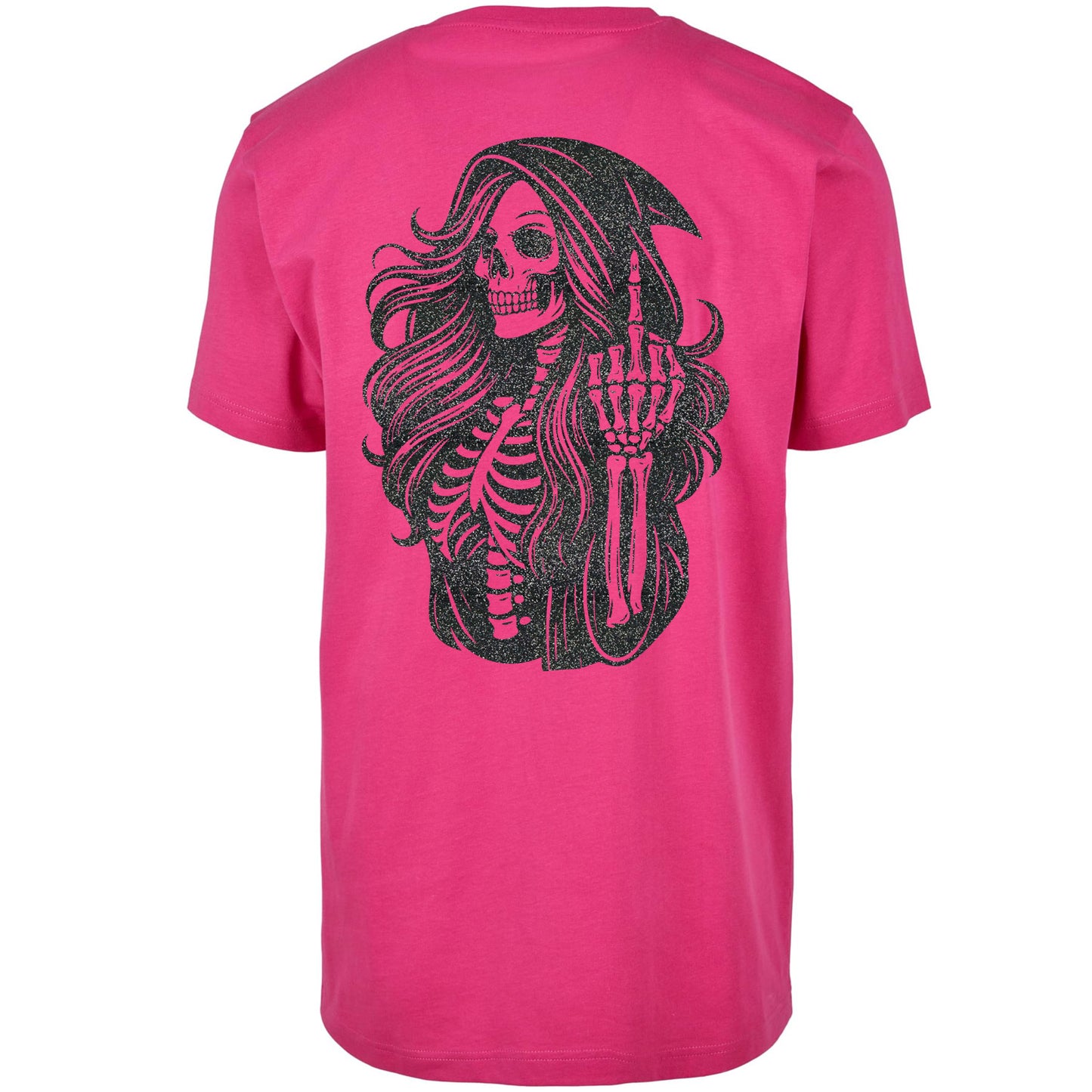 T-Shirt Shirt - Skull Woman Mittelfinger