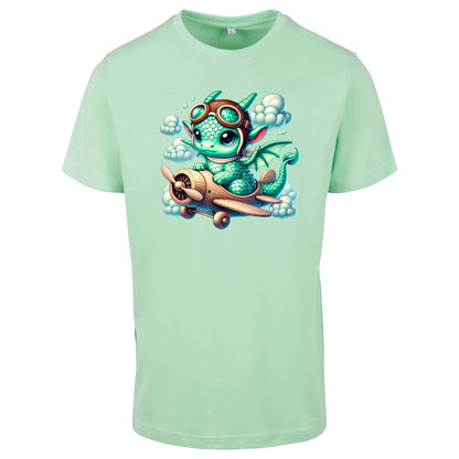T-Shirt Shirt - Drache Flugzeug