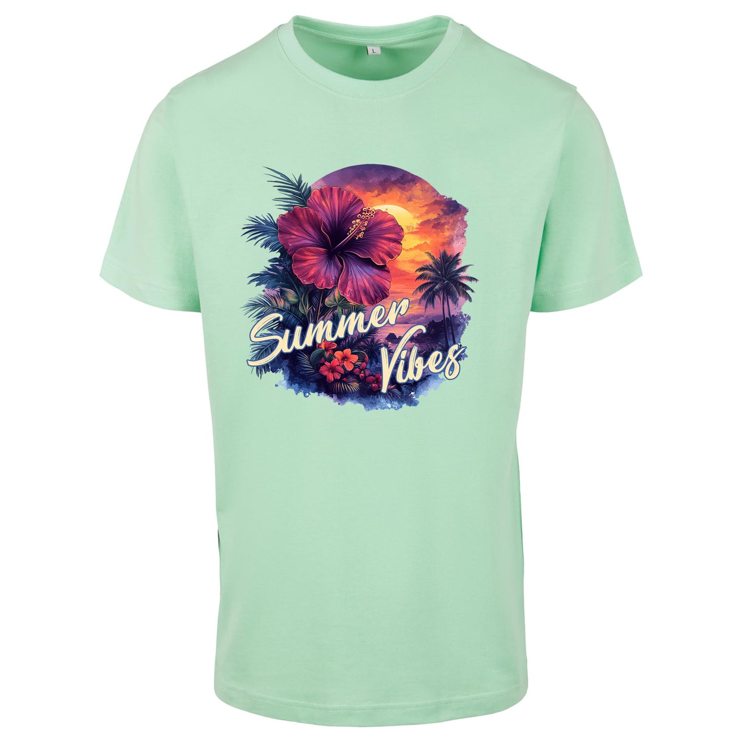 T-Shirt Shirt - Hibiskus Summer Vibes