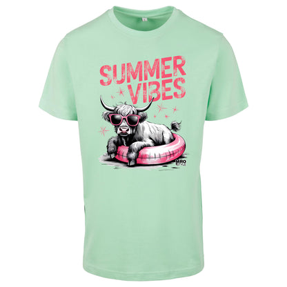 T-Shirt Shirt - Summer Vibes Cow