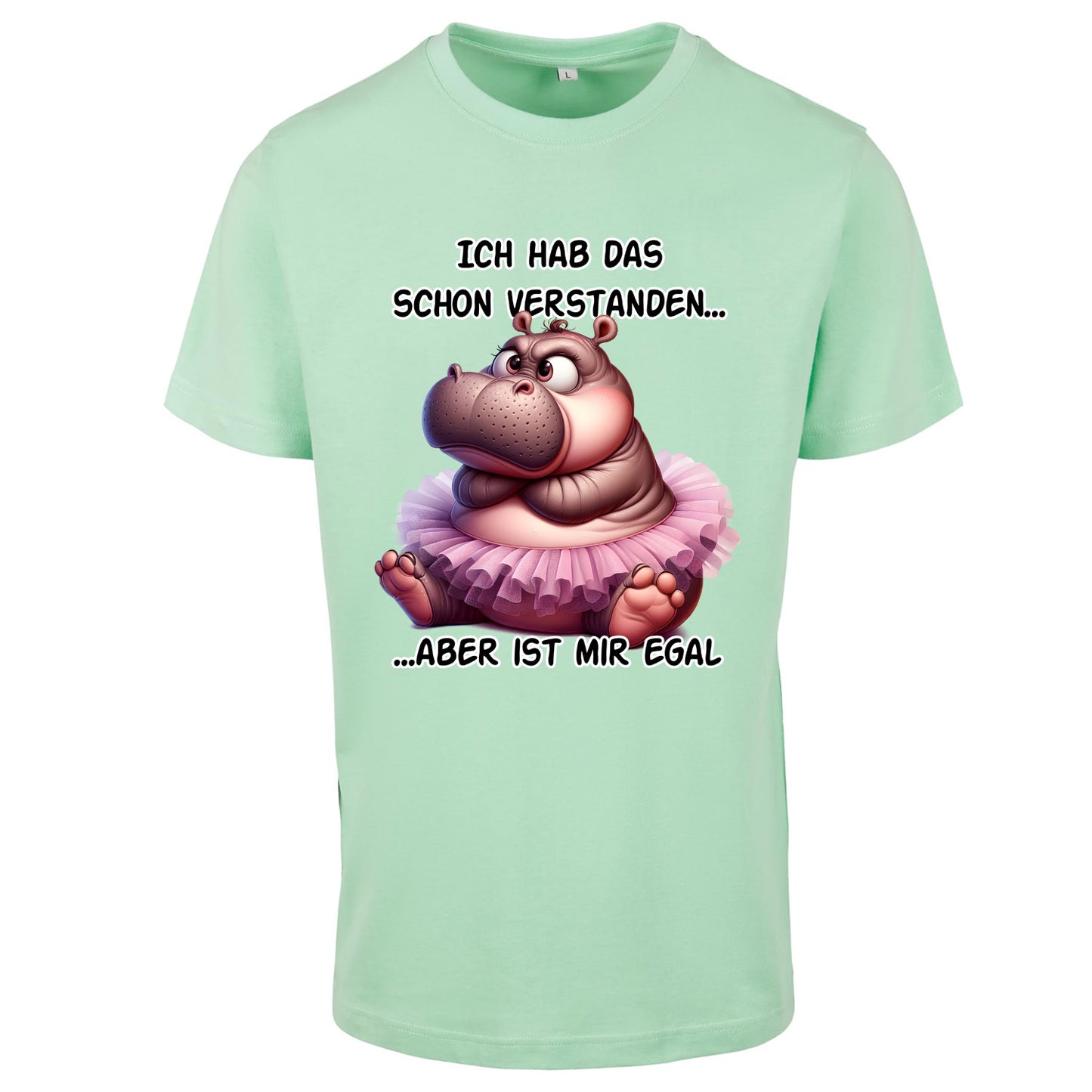 T-Shirt Shirt - Ich hab das schon verstanden... Nilpferd