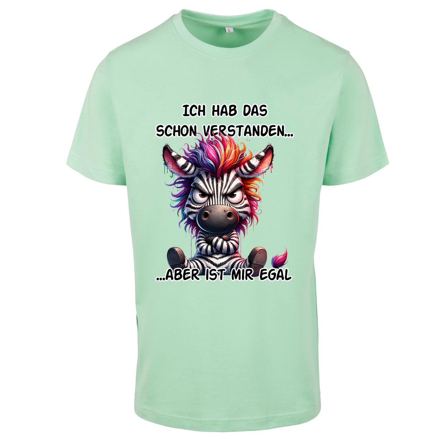 T-Shirt Shirt - Ich hab das schon verstanden... Zebra
