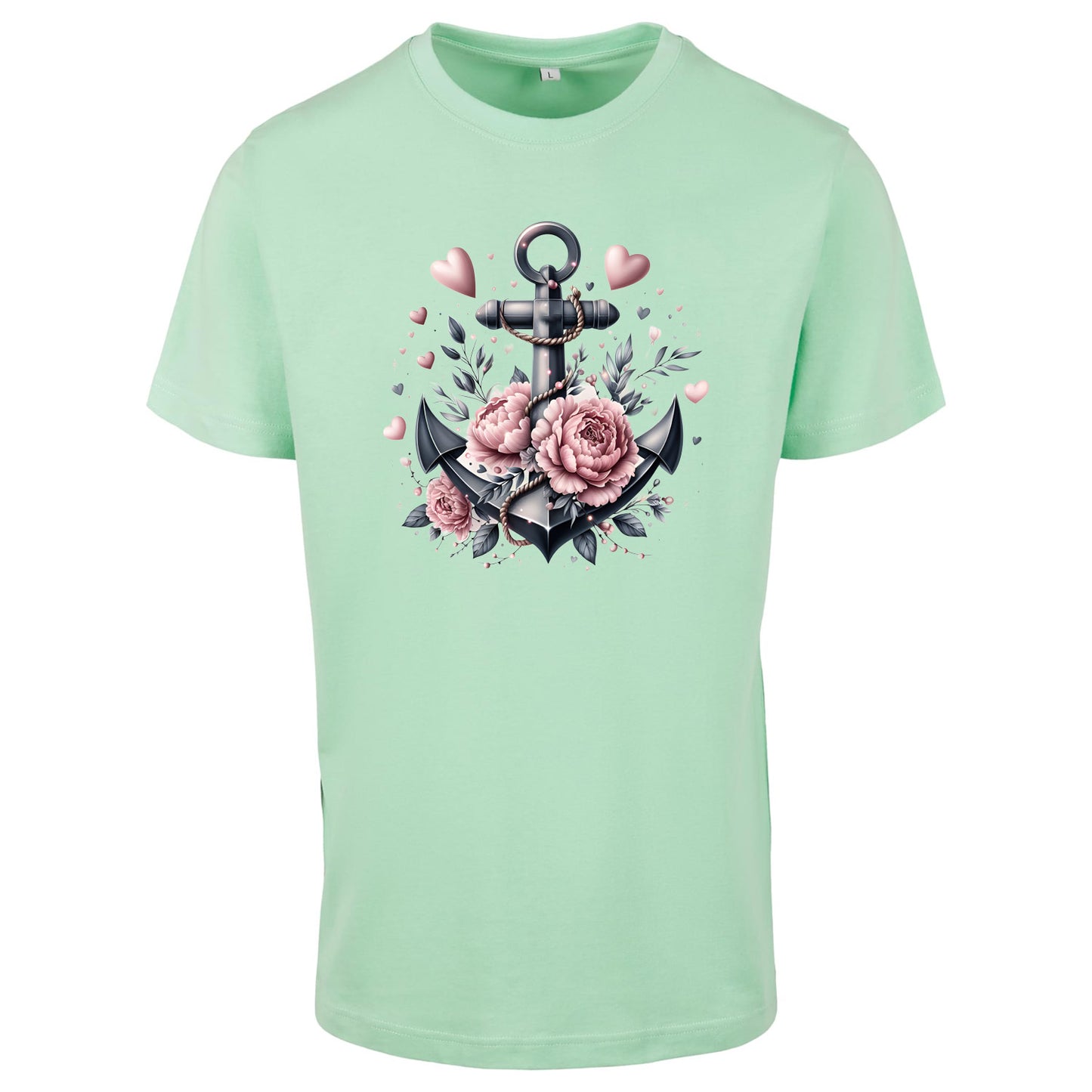T-Shirt Shirt - Anker Schwarz