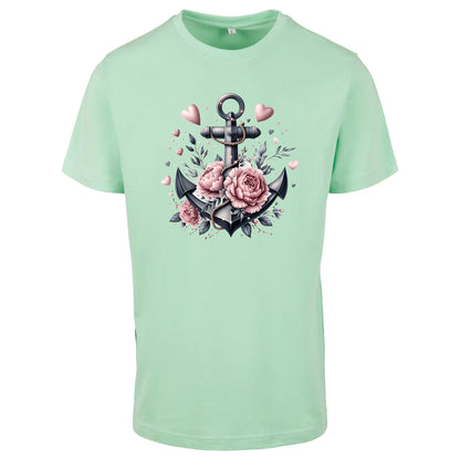 T-Shirt Shirt - Anker Schwarz