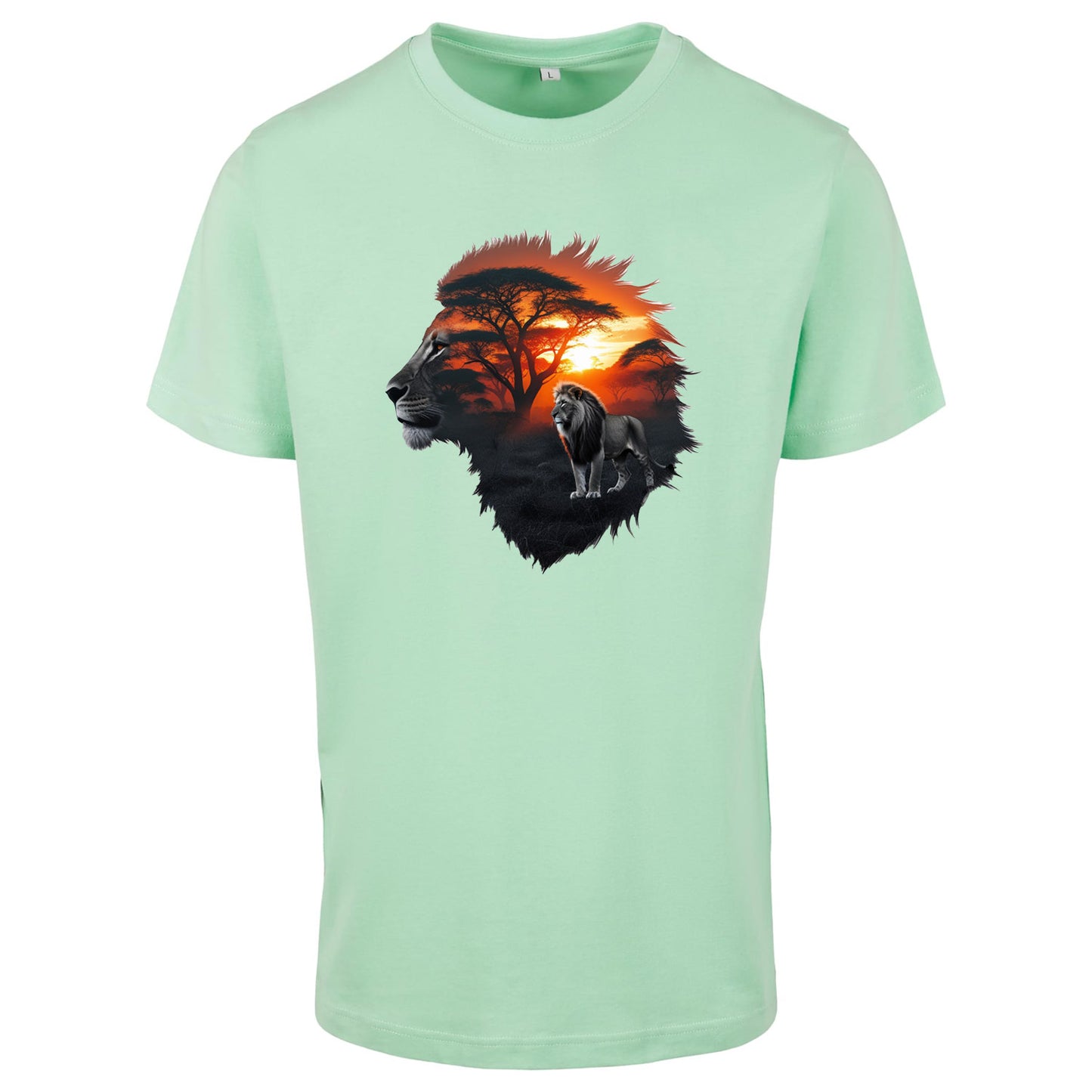 T-Shirt Shirt - Löwe - Nicht aufgeben