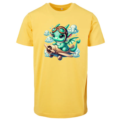 T-Shirt Shirt - Drache Flugzeug